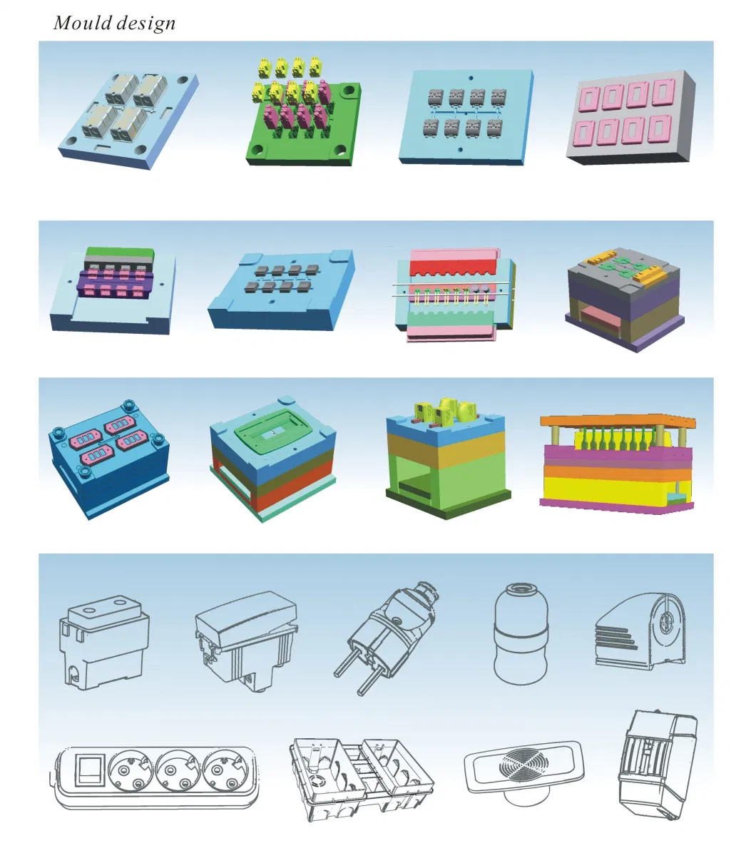 Competitive Price Electric Switch L Socket Mold Plastic Injection Mould OEM Service